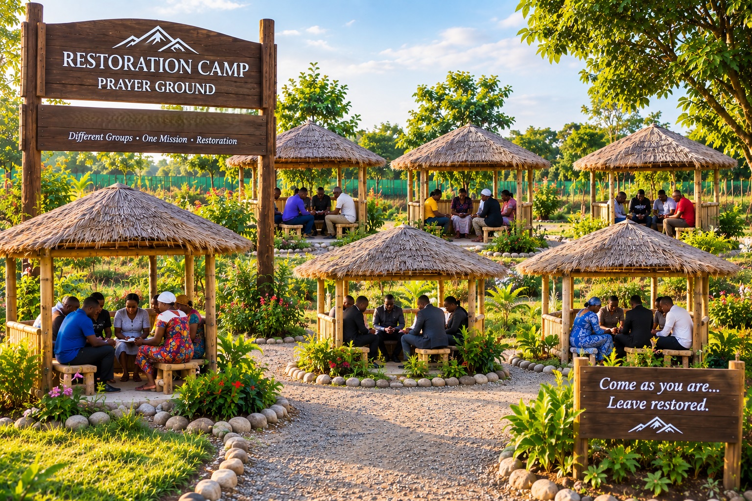 Restoration Camp Prayer Area